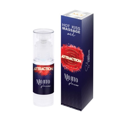 Mai Attraction Mojito Balm - Ароматизированное массажное масло с согревающим эффектом, 50 мл (мохито) - sex-shop.ua
