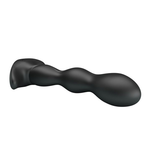 Pretty Love - Special Anal Massager - Анальная пробка с вибрацией, 13х3.3 см (чёрный)