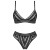 Obsessive Natilya 2-pcs set - Сексуальный комлект белья: бюстгальтер и трусики, XS/S (чёрный)