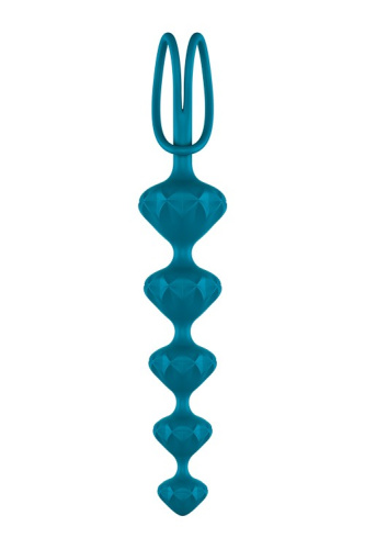 Satisfyer Love Beads Silicone - анальные цепочки, 20.5х3.7 см (разноцветный) - sex-shop.ua