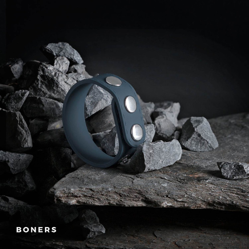 Boners Cock Strap - Эрекционное кольцо, L (серый) - sex-shop.ua