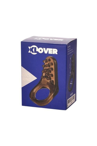 Toyfa XLover Penis Ring - Мужское эрекционное кольцо, 4х2.5 см (чёрный)