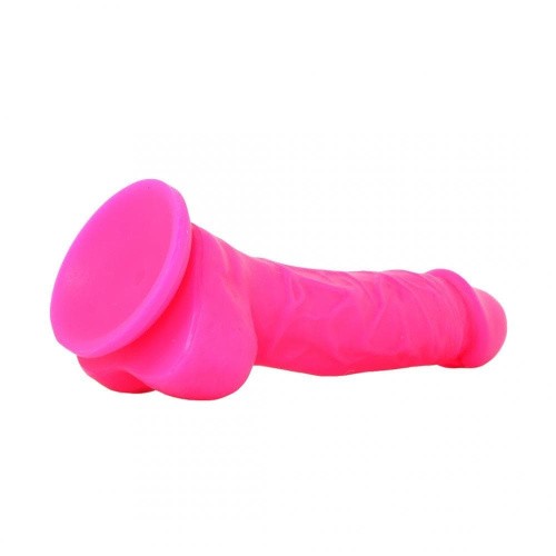 Кольоровий фалоімітатор на присоску Coloursoft Soft Dildo, 13х4 см (блакитний)