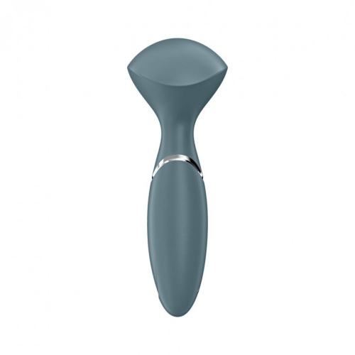 Satisfyer Mini Wand-er - Вібромасажер, 16х6 см (сірий) - купити в Україні | Секс шоп SEX-SHOP.ua