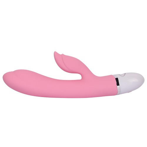 LoveToy - Dreamer II Vibrator Rose Red - Вібратор з кліторальним відростком, 21.5х3.5 ( світло-рожевий) - купити в Україні | Секс шоп SEX-SHOP.ua