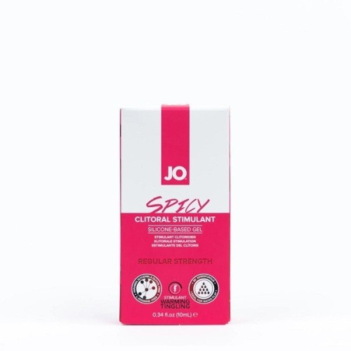 System JO Spicy Warming - возбуждающий гель для клитора с разогревающим эффектом,10 мл.
