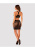 Obsessive K101 top & skirt - эротический комплект топ и юбка, S-L (чёрный) - sex-shop.ua