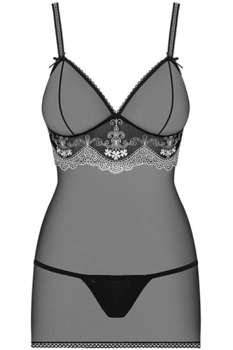 Комплект Obsessive 840-CHE-1 chemise (S/M)