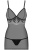 Комплект Obsessive 840-CHE-1 chemise (S/M)