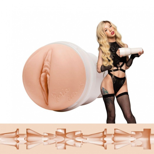 Fleshlight Girls: Kenzie Reeves - Cream Puff - Мастурбатор слепок вагины, 20х5 см