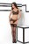 Passion Velia Set - Сексуальный комплект белья с подвязками для чулок, L/XL (чёрный)