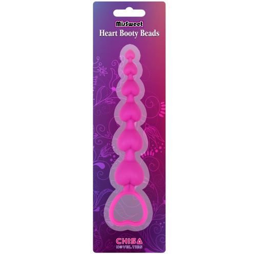 Анальная цепочка Chisa Heart Booty Beads