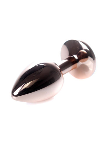 Анальная пробка Jewellery Red Gold Plug - размер S