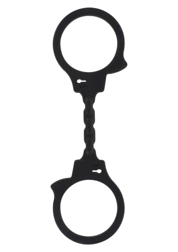 TOYJOY Stretchy Fun Cuffs - Еластичнi наручники, 25 см (чорний)