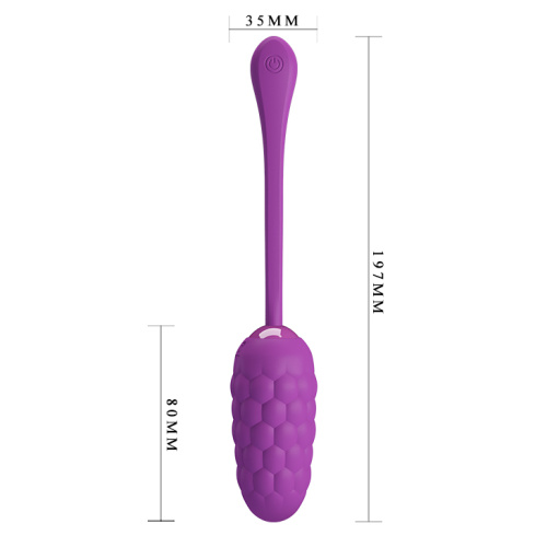 Pretty Love Marina Vibrating Egg Purple - Виброяйцо, 19,7 см (фиолетовый)