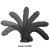 COCK MILLER - Гибкий фаллоимитатор на присоске, 15х3,3 см (черный) - sex-shop.ua