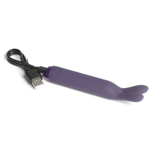 Je Joue Rabbit Bullet Vibrator Purple - вибратор с ушками, 13х2 см (фиолетовый) - sex-shop.ua