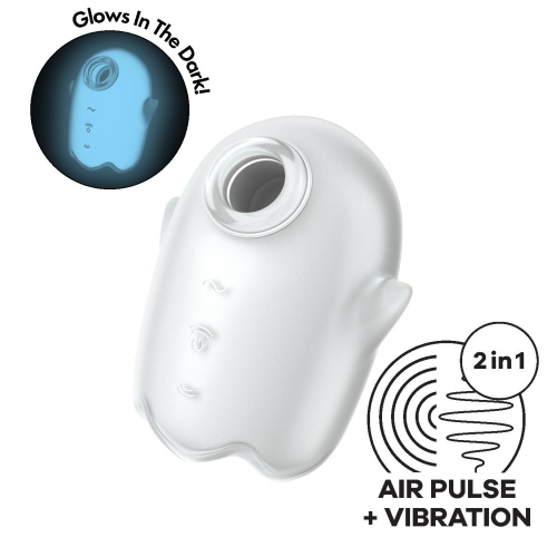 Вакуумний стимулятор Satisfyer Glowing Ghost - купити в Україні | Секс шоп SEX-SHOP.ua