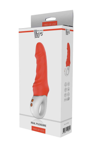 Dream Toys Vibes Of Love Real Pleasure - Вибратор, 23 см (оранжевый) - sex-shop.ua