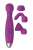 Dream Toys Queenpin - Вібромасажер, 17 см (фіолетовий)