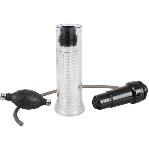 Orion Vibrating Multi Pump & Masturbator - Помпа для члена с вибрацией, 17.2х6 см