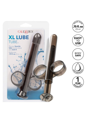 California Exotic Novelties Lube Tube - Трубка-шприц для змащення (сірий) - купити в Україні | Секс шоп SEX-SHOP.ua
