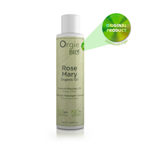 Orgie Bio Rose Mary органічна масажна олія з ароматом розмарину, 100 мл