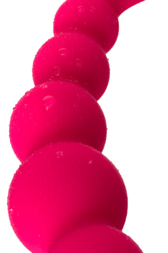 Toyfa Popo Pleasure Carinae - силиконовая анальная ёлочка, 15х3 см (розовый) - sex-shop.ua