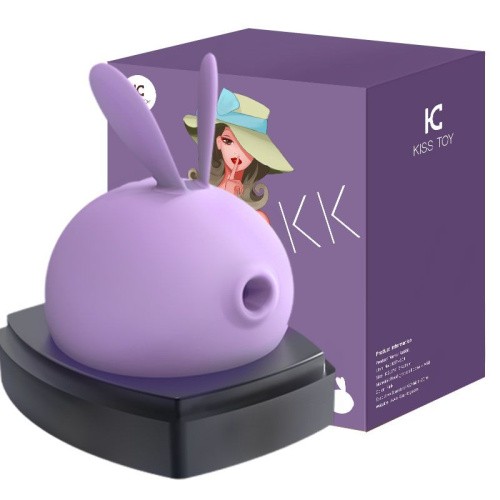 KisToy Miss KK - Вакуумний кліторальний стимулятор з вібрацією, 8.5х5.8 см (фіолетовий) - купити в Україні | Секс шоп SEX-SHOP.ua