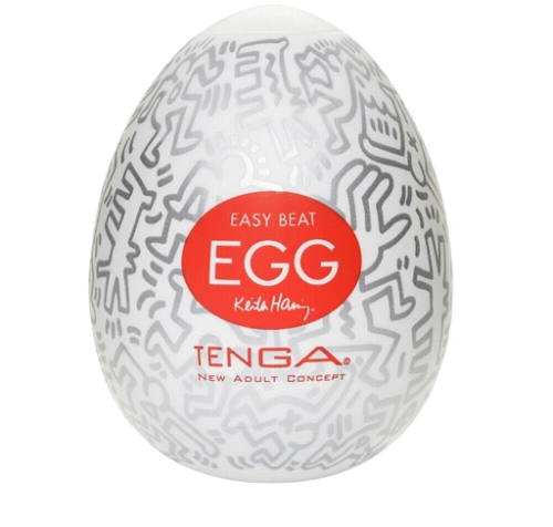 Мастурбатор-яйцо Tenga Keith Haring Party Egg - sex-shop.ua