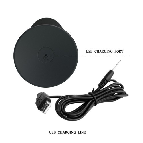 LyBaile Pretty Love Remote Control Vibrating Plug Black - Анальна пробка с вибрацией, 11х3.3 см (черный)