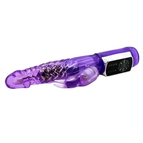 LyBaile Enthusiasm Cowboy Vibrator Purple - Вибратор со стимулятором клитора в форме кролика , 21.5х3 см (фиолетовый)