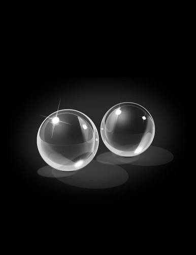 Вагинальние шарики Glass Ben-Wa, 2,5 см