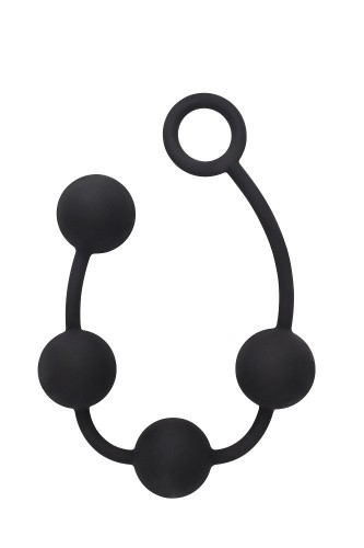 Black Mont ”P” Storm Beads M - силіконові анальні кульки, 38.5х3.7 см (M)