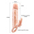 Подовжуюча насадка на пеніс Pretty Love Brave Man Vibro Extension flesh