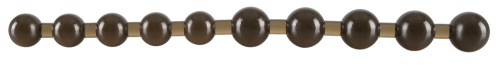 Orion Anal Pearls - анальне намисто, 25х2.5 см (чорні)