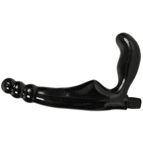 Doc Johnson Gal Pal - Безременевий страпон з вібрацією Gal Pal, 17х3 см (чорний)