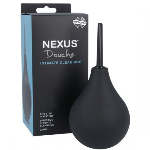 Nexus Anal Douche Black - анальный душ, 225 мл - sex-shop.ua