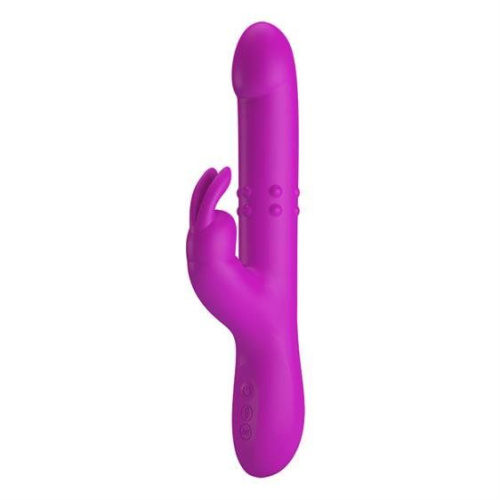 LyBaile Pretty Love Reese Vibrator Purple - Вибратор кролик, 24,8 см (фиолетовый)