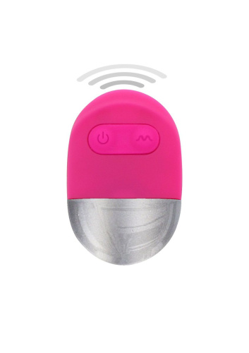 Toy Joy Funky Remote Egg - Віброяйце, 7.9х3.4 см (рожеве)