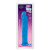 Doc Johnson Jelly Jewels Dong & Suction Cup Blue - фаллоимитатор 22.8х3.6 см (голубой)