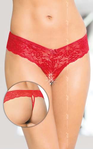 SoftLine - Thongs 2440 - Трусики женские, S/M (красные)