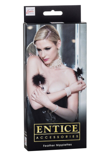 CalExotics Entice Feather Nipplettes - Украшение для груди