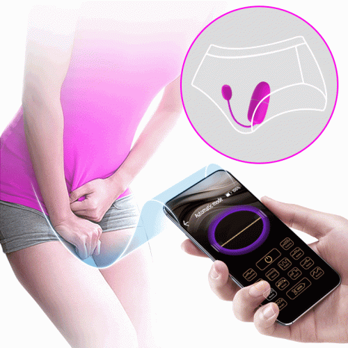 Pretty Love Nymph bullet vibration Mobile APP remote control Purple - Віброяйце з керуванням зі смартфона, 6,9 х3,0 см (фіолетовий) - купити в Україні | Секс шоп SEX-SHOP.ua