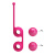 Pretty Love Kegel Tighten Up Balls III - Вагинальные шарики (розовый)