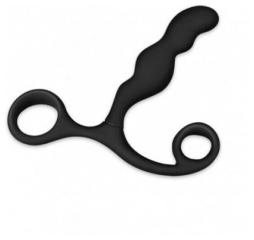P Spot Plug Black - Массажер простаты, 11 см (черный)