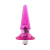 Chisa Hi-Basic Nicole's Vibra Plug Pink - Анальная пробка с вибрацией, 12.5х3.2 см (розовый) - sex-shop.ua
