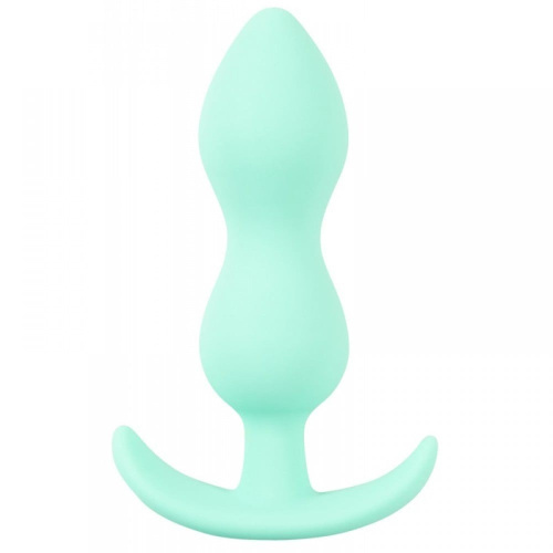 Cuties Mini Butt Plug - Силиконовая анальная пробка, 7.5х2.8 см (мятный)