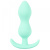 Cuties Mini Butt Plug - Силиконовая анальная пробка, 7.5х2.8 см (мятный)