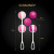 Gvibe Geisha Balls 3 - Кульки для тренування інтимних м'язів, 3 см (рожевий)